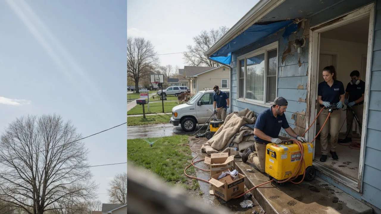 Basement Flood Cleanup in Stockland, IL near me
